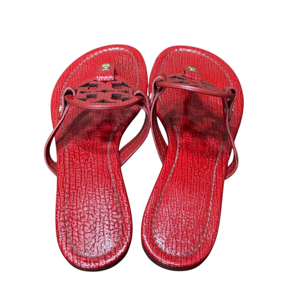 Tory Burch Miller Red Patent Leather Size 8 - Picture 4 of 10